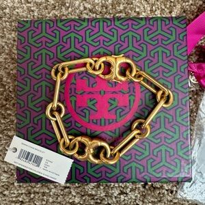 Tory Burch Gemini Chain Bracelet. Purchased directly from site. Kept in box.